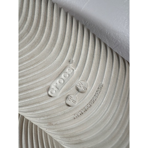 Crocs Mellow Recovery Unisex Clogs Sz M6/W8 Comfort Casual Stucco Vented Slip-On - Picture 7 of 7